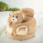 Green Plush Infant Support Chair - Safe, Cozy Learning Seat - Image 10