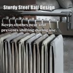 Compact Aluminum Closet Organizer: Space-Saving Solution - Image 3