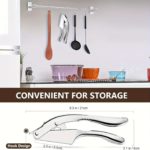 Versatile Stainless Steel Garlic Press & Nut Cracker - Image 5