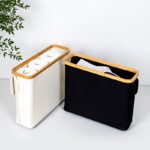 Eco-Friendly Bamboo Laundry Basket with Lid & Storage - Image 8