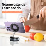 Magnetic Car Phone Mount with 360° Rotation & Suction - Image 4