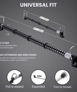 Alternative view of Adjustable Car Trunk Drying Rack - Versatile Laundry Solution
