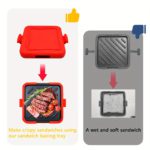 Quick-Crisp Microwave Sandwich Pan – Non-Stick & Durable - Image 9