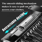 Compact Aluminum Closet Organizer: Space-Saving Solution - Image 11