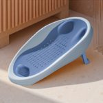 Adjustable Foldable Bath Seat - Soft, Non-Slip Comfort