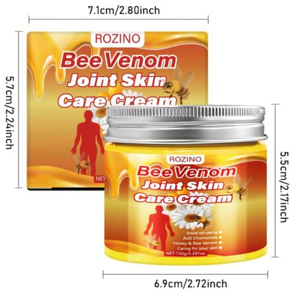 Natural Bee Venom Joint Cream for Smooth, Hydrated 150g