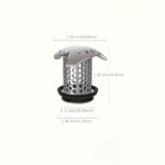 Stainless Steel Drain Cover with Hair Catcher, Rust-Proof - Image 4