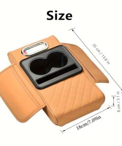 Alternative view of SUV & Truck Armrest Organizer with Cup Holders