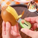 Compact Stainless Steel Peeler for Easy Travel Use