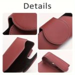 Magnetic Leather Car Visor Glasses Holder Clip - Image 11