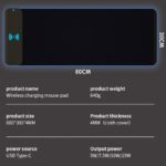 RGB Gaming Mouse Pad with Wireless Charging & LED - Image 4