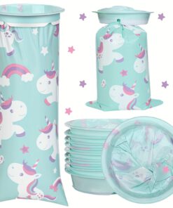 Adorable Unicorn Travel Vomit Bags