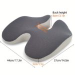 LOVERCAR Grey Comfort Cushion for Long Sitting Relief - Image 2