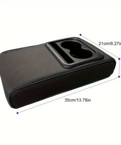 Alternative view of Luxury Car Armrest Pillow with Dual Cup Holders