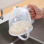 Versatile Rice Washer with Strainer for Easy Cleaning