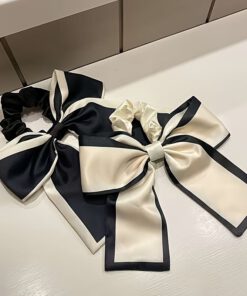 Alternative view of Chic Bowknot Hair Ties - No-Damage Style Essential