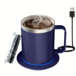 Smart Electric Coffee Mug Warmer Set for Desk Use - Image 16