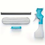 4-in-1 Glass Cleaner Brush with Built-In Spray Bottle - Image 4
