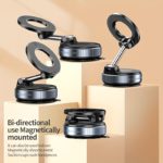 Magnetic Car Phone Mount with 360° Rotation & Suction - Image 2