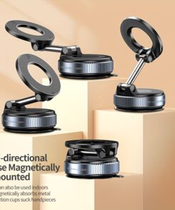 Alternative view of Magnetic Car Phone Mount with 360° Rotation & Suction