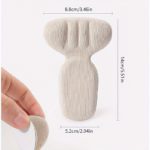 Comfort-Boosting T-Shaped Heel Inserts for High Heels - صورة 2