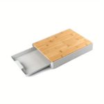 WIEZ Versatile Bamboo Cutting Board with Tray - Image 5