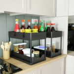 Maximize Space with 2-Tier Pull-Out Storage Organizer - Image 2