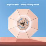 Stay Cool & Protected: Fashion Umbrella with Fan - Image 4