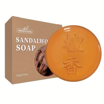 Natural Sandalwood Soap - Long-Lasting & Moisturizing