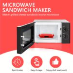 Quick-Crisp Microwave Sandwich Pan – Non-Stick & Durable - Image 6