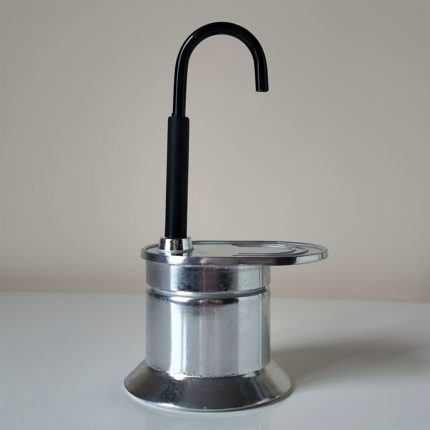 Compact Italian Moka Pot for Home or Travel Use