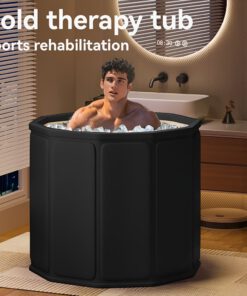 Athlete's Compact Ice Bath Tub - Portable Recovery Soak