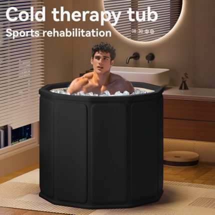 Athlete's Compact Ice Bath Tub - Portable Recovery Soak