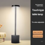 Sleek Touch LED Desk Lamp: 3-Color Wireless Light - Image 3