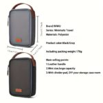 Gray Tech Travel Organizer Bag - Durable & Stylish Storage - Image 4