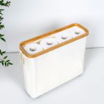 Eco-Friendly Bamboo Laundry Basket with Lid & Storage - Image 10