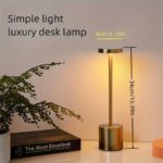 Sleek Touch LED Desk Lamp: 3-Color Wireless Light - Image 2