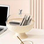 Elegant Plastic Storage Tray with Lid for Home Decor - Image 5