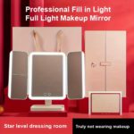 Compact Tri-Fold Vanity Mirror for Dorms & Salons - Image 4