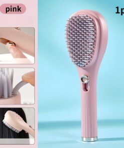 Travel-Friendly Retractable Massage Comb Duo