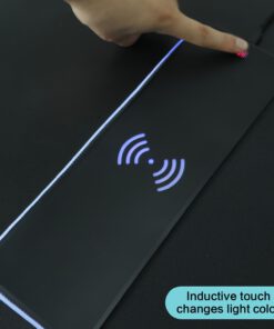 RGB Gaming Mouse Pad with Wireless Charging & LED
