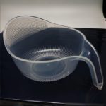 Clear Plastic Rice Washing Bowl with Drainage Holes - Image 3
