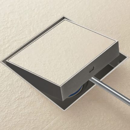 Stainless Steel Shower Drain with Tile Insert Cover