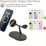 Magnetic 3-in-1 Wireless Charging Dock for Travel - Image 6