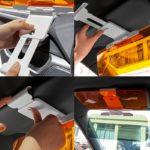 Day/Night Car Sunshade - Anti-Glare ABS Protection - Image 9
