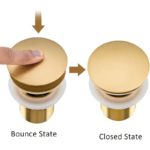 Elegant Matte Black Sink Drain Stopper - Stylish Finish - Image 6