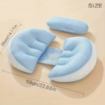 U-Shaped Women's Pillow for Ultimate Waist Support - Image 2
