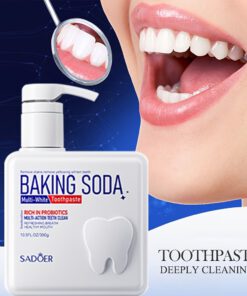 Alternative view of Probiotic Baking Soda Toothpaste - Enzyme Whitening Boost