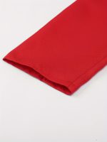 Red Jumpsuit Halloween Costume Set for Role Play - Image 6