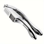 Versatile Stainless Steel Garlic Press & Nut Cracker - Image 4